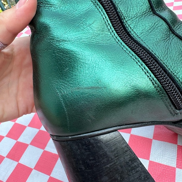Metallic Green L’intervalle boots - Picture 5 of 5